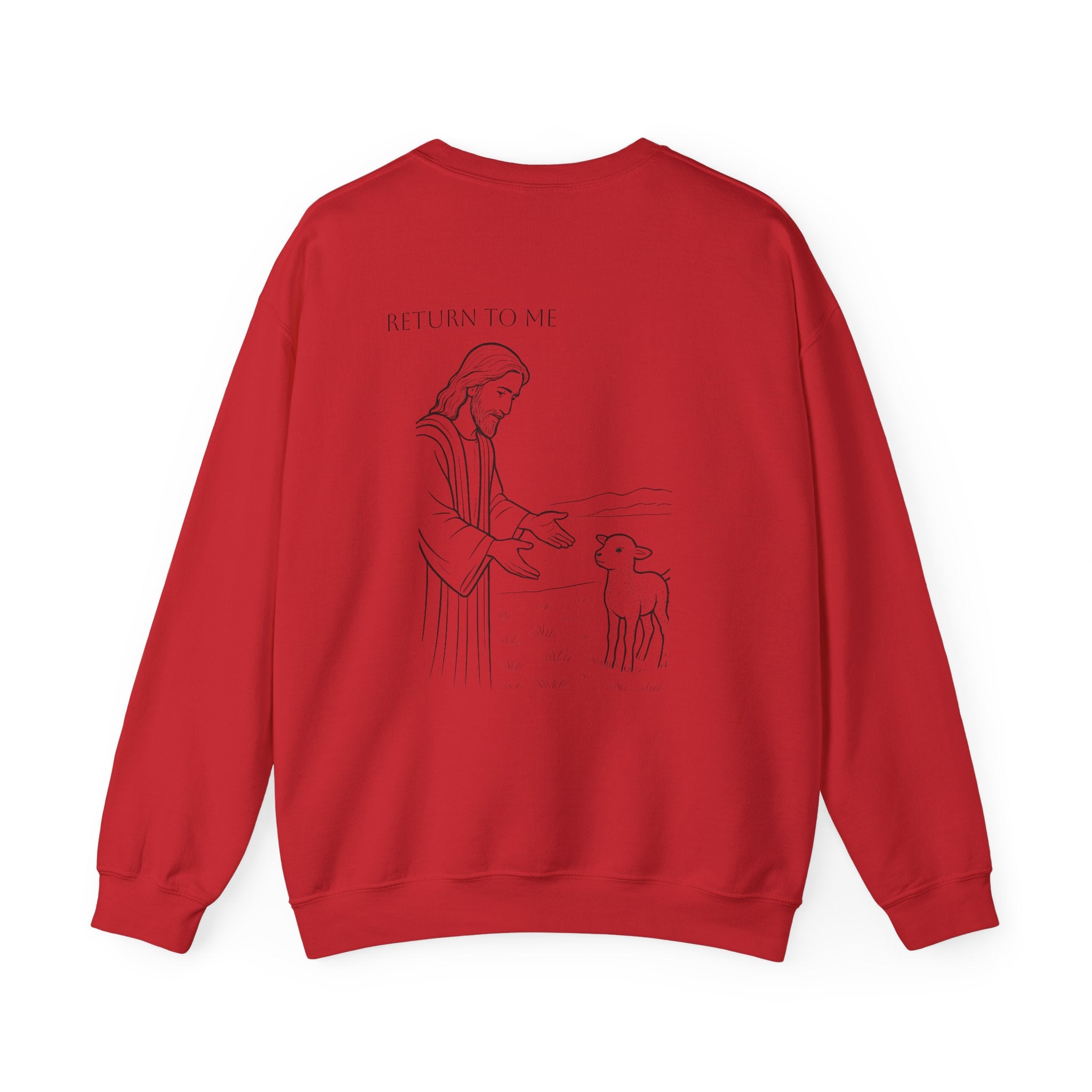 (New) Jesus and the Lamb Crewneck Sweatshirt