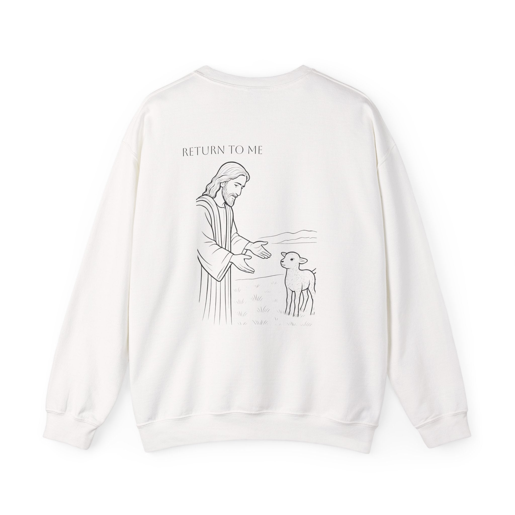 (New) Jesus and the Lamb Crewneck Sweatshirt